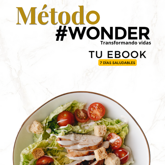 EBOOK Menú 7 Días Saludables: PIERDE 1-3kg en una Semana.